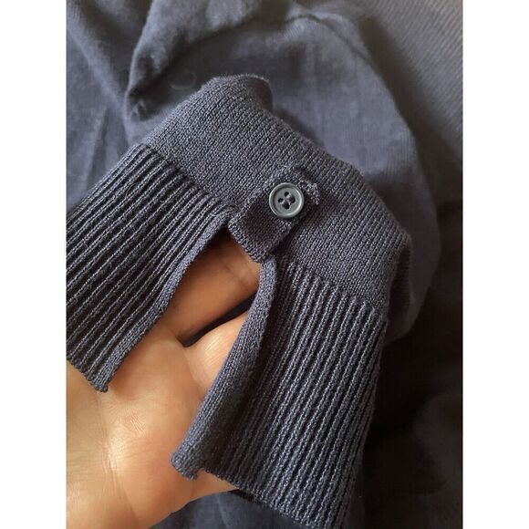 89Th + Madison Women’s S Cardigan Open Front 3/4 Sleeves Blue New With Tag - Picture 3 of 6